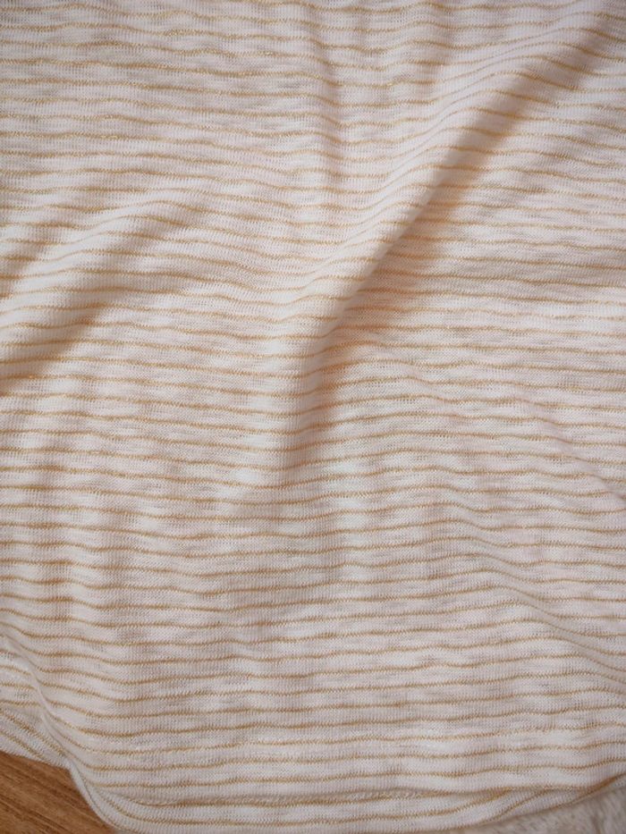 Tee shirt only crème doré 40 manches courtes - photo numéro 4