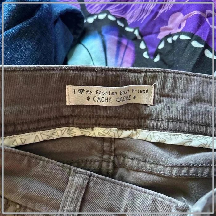 Pantalon style velours taille 40 marque cache cache - photo numéro 3