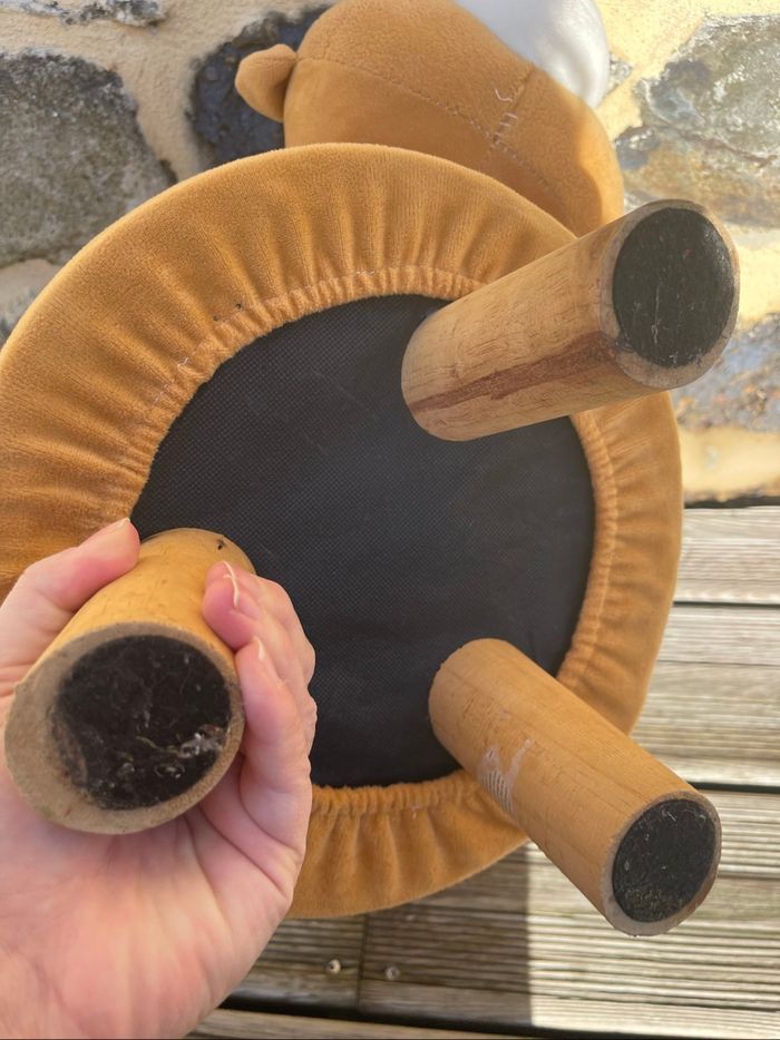 Tabouret enfant tête d’ourson - Boutique indépendante - photo numéro 5