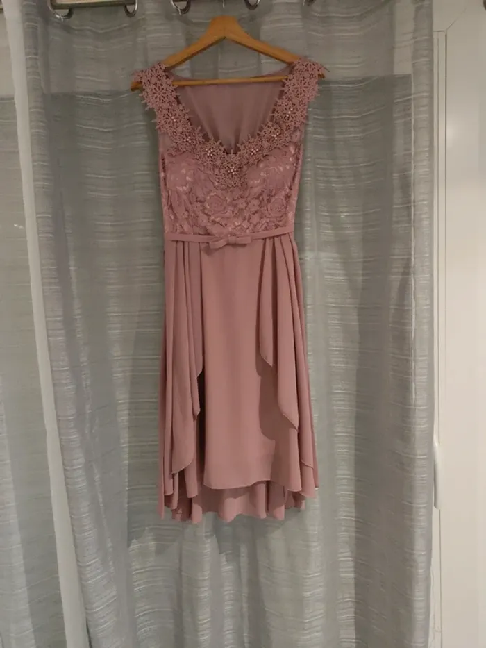 Robe vieux rose