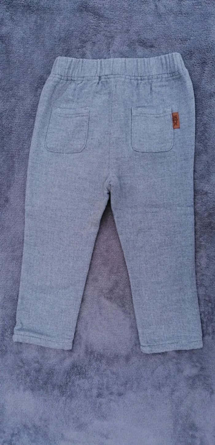 Pantalon toile kiabi 36 mois - photo numéro 3