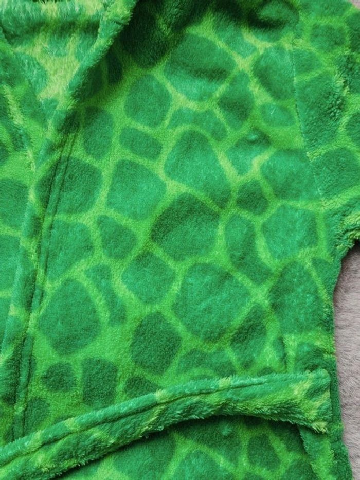Peignoir vert lézard ou dragon 4 ans - photo numéro 2