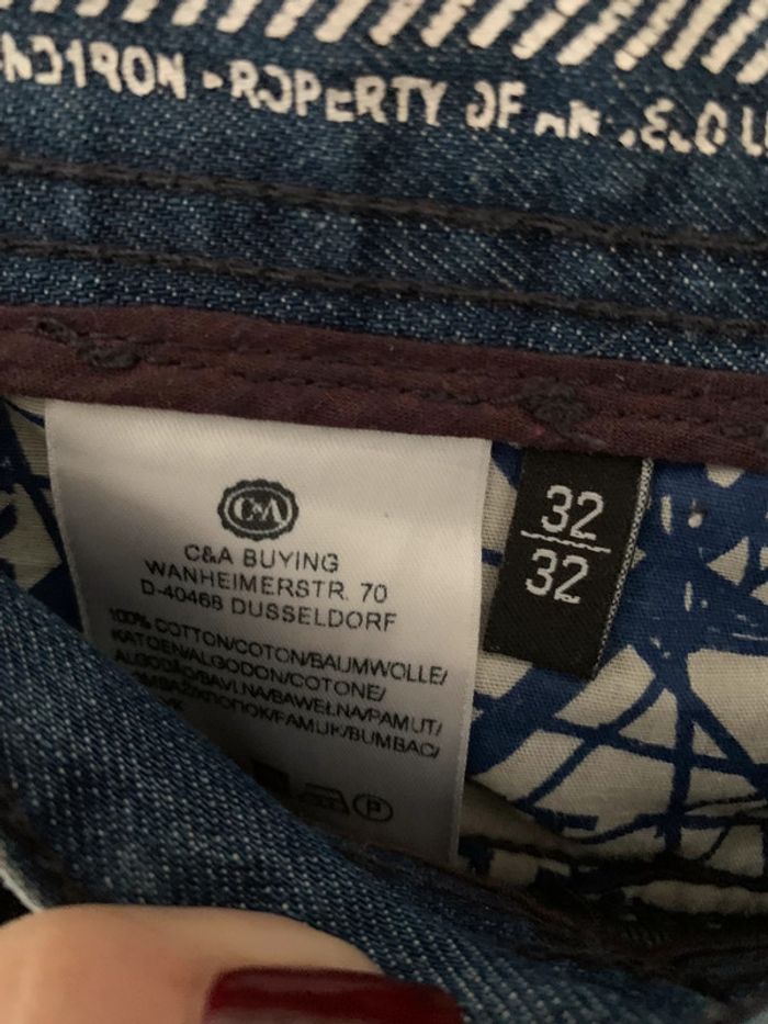 Jeans homme c&a taille 32 un bon 38/40 - photo numéro 2