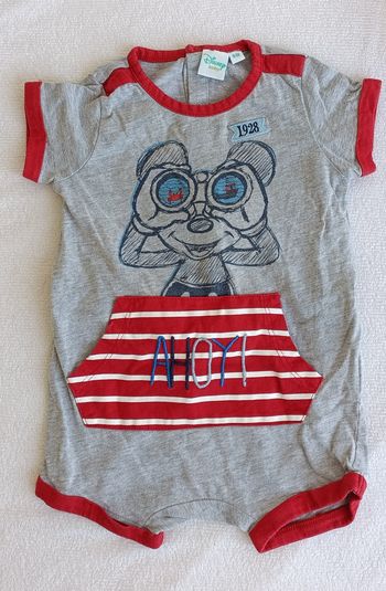 Combinaison courte Mickey 6 mois