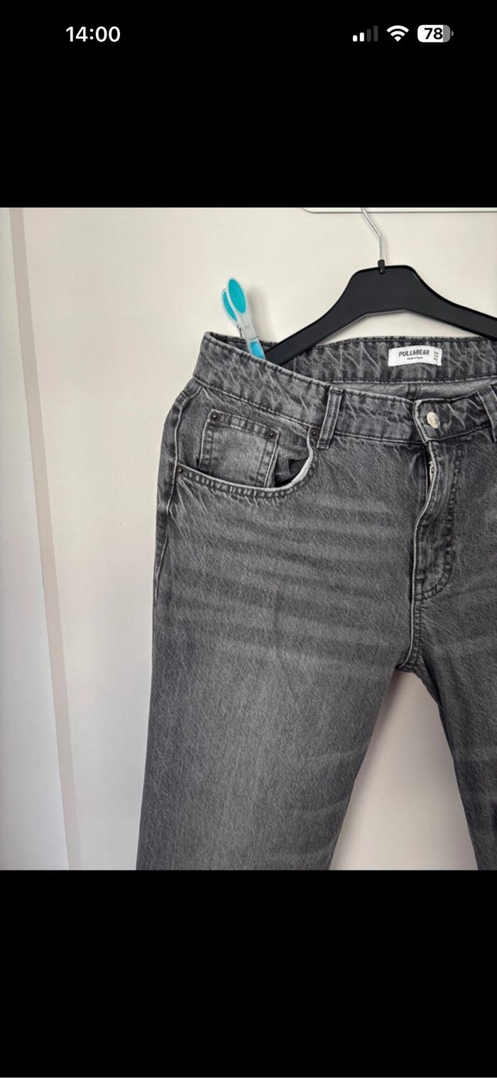 Jean gris taille 42 Pull&Bear - photo numéro 2