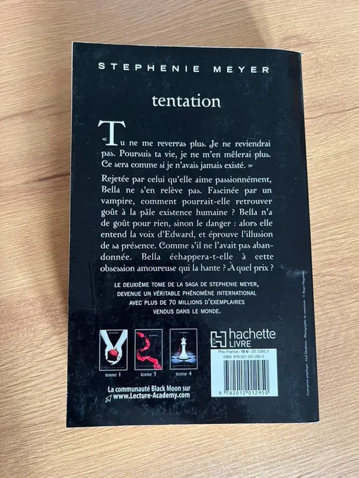 Livre Tentation Twilight - photo numéro 2