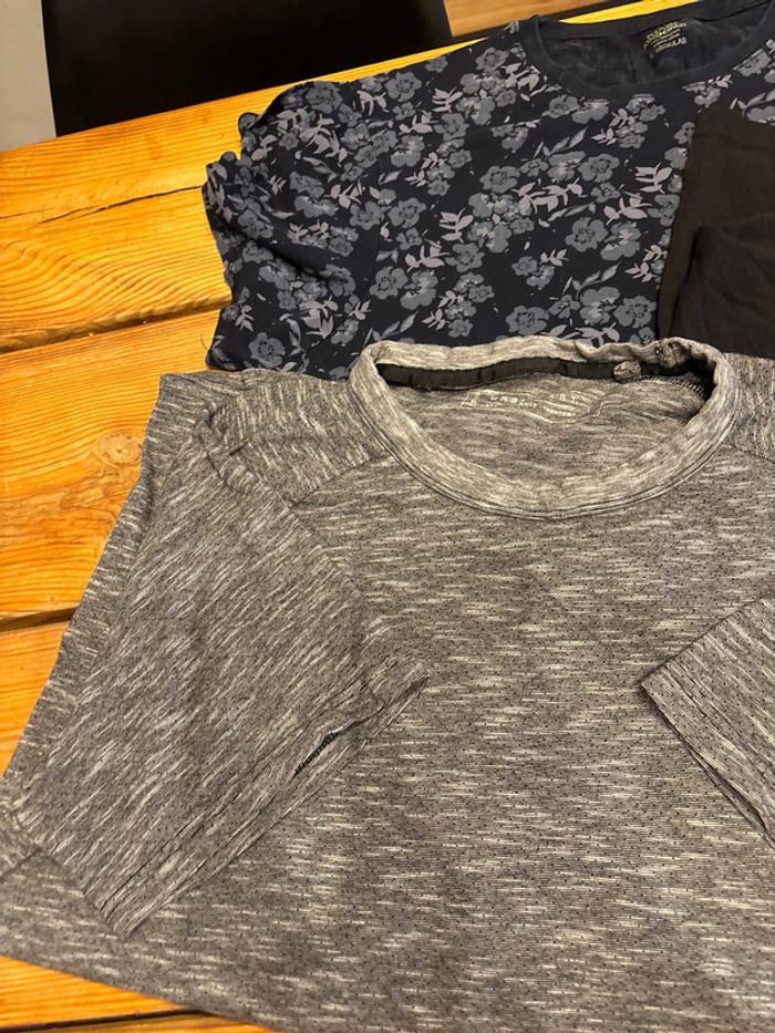 Lot de 5 pull et 3 t-shirt Homme taille L - photo numéro 4