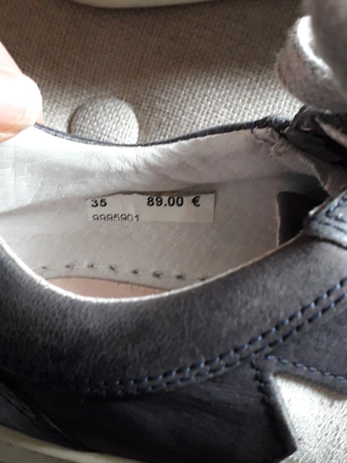 baskets en cuir - photo numéro 4