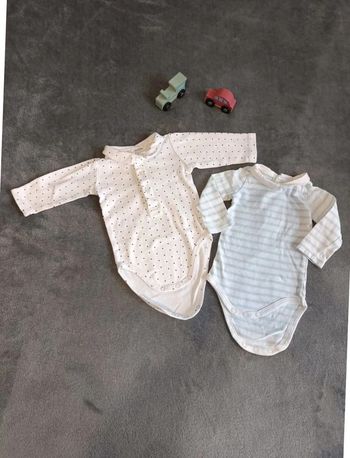Lot bodys polo 3 mois