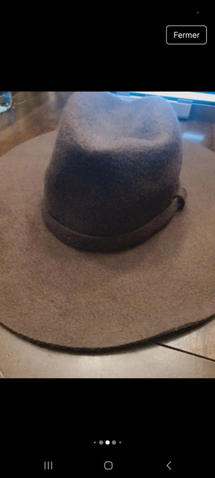 Chapeaux H&M Coachella laine marron 56cm - photo numéro 10