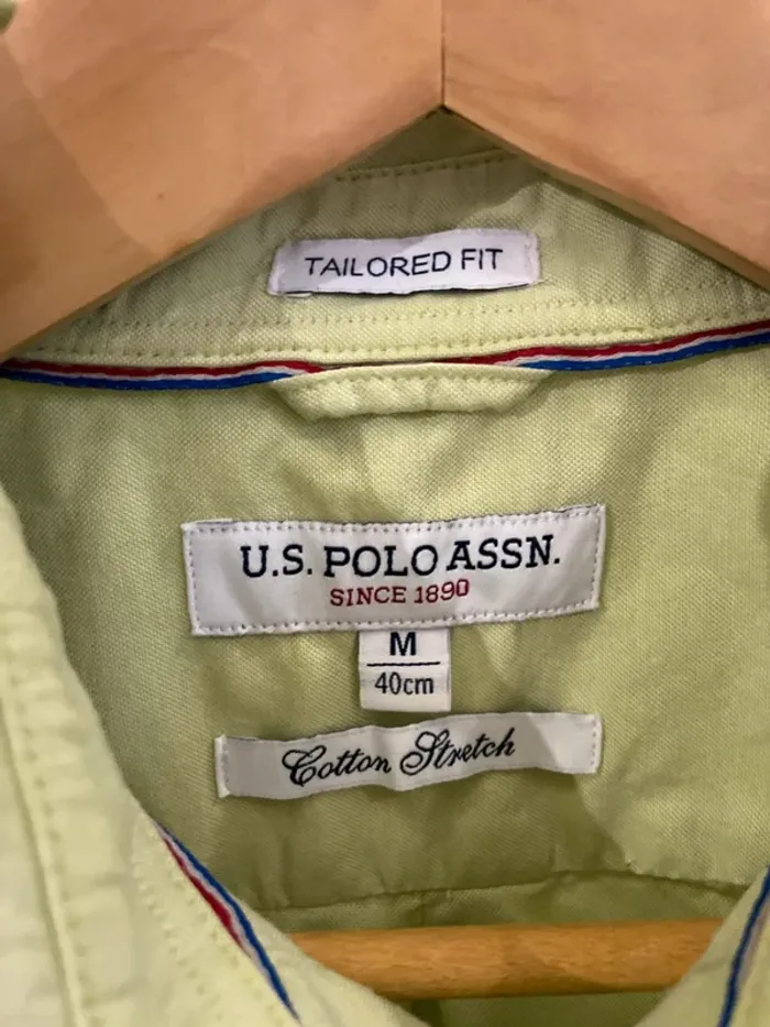 U.S. Polo Assn. Long Sleeve Green Size 40 - photo numéro 3