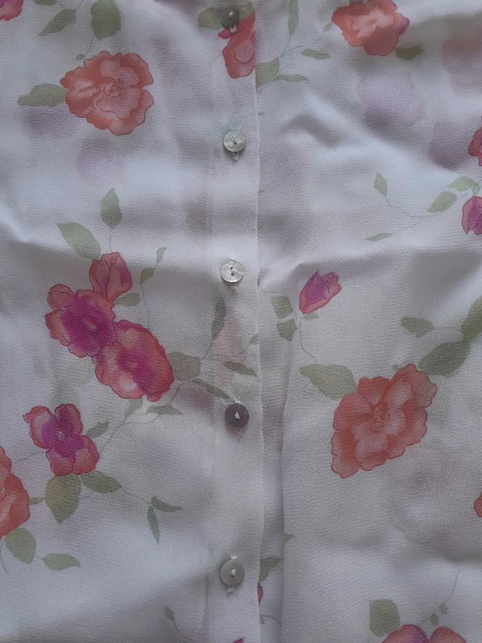 Cacharel vintage chemisier voile taille 38 - photo numéro 3