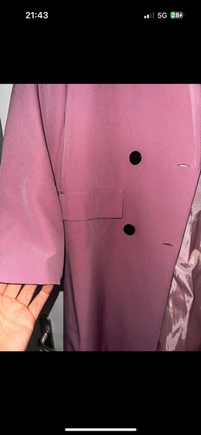 Trench long rose - photo numéro 4