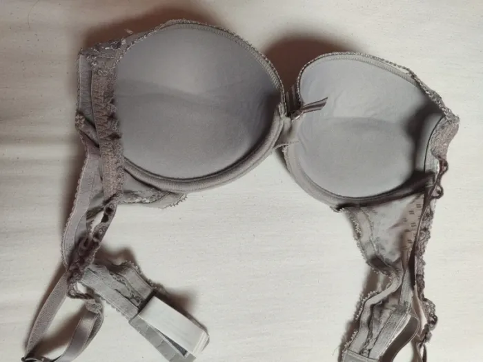 Soutien-gorge push-up Etam gris 90C - photo numéro 2