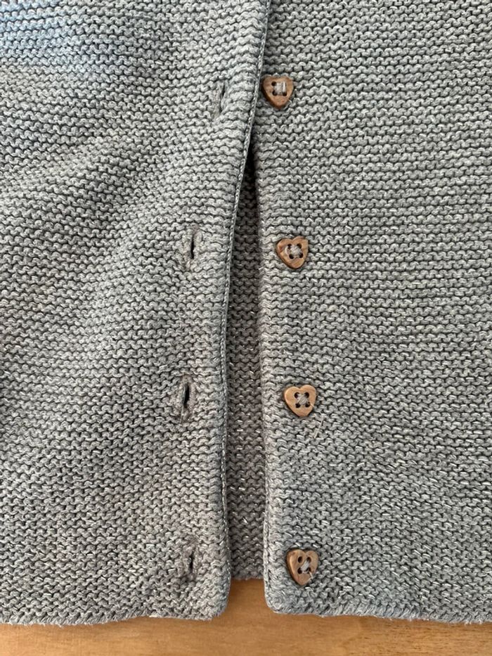 Gilet gris pailleté Tape à l’œil 18 mois - photo numéro 2