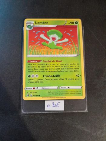 Carte Pokémon Lombre 8/192