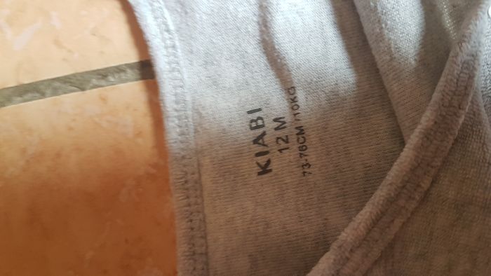 Pyjama 2 pièces mixte 12 mois gris Kiabi - photo numéro 2