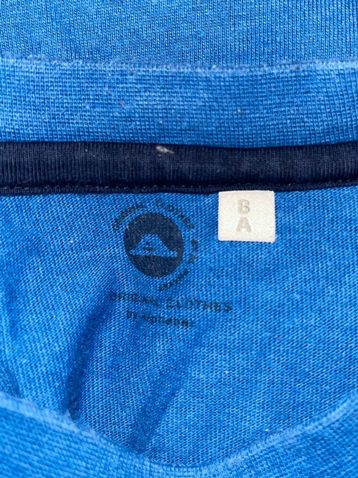 T-shirt bleu à manches longues, taille 8 ans - photo numéro 3