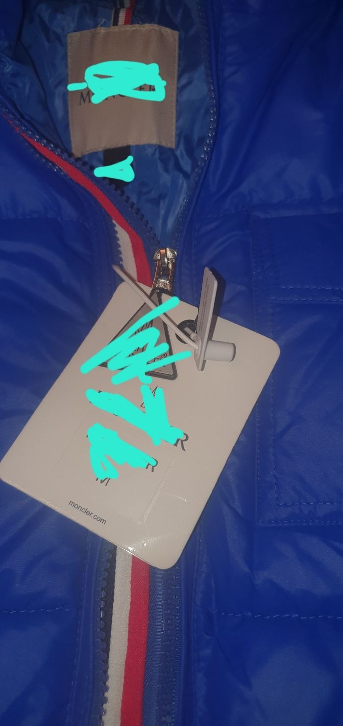 Moncler bleu veste - photo numéro 5