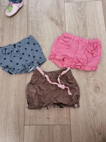 Lot de 3 shorts