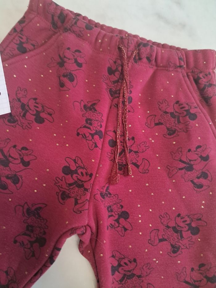 Pantalon leggings molletonné fille 24 mois - photo numéro 2