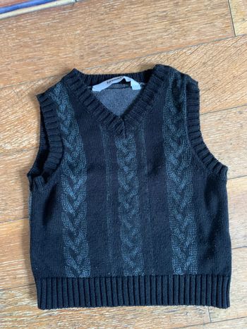 Pull sans manches bébé 12 mois 3 pommes