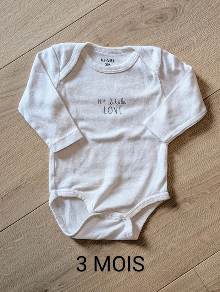Body Kiabi - Taille : 3 mois