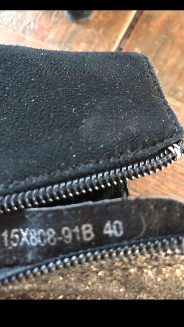 Jolies bottines noires et or , taille 40 - photo numéro 9
