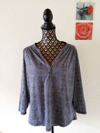 🌸Blouse manches 3/4, taille 42