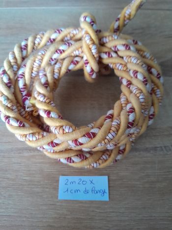 Cordre tressée 2m20 1cm de large