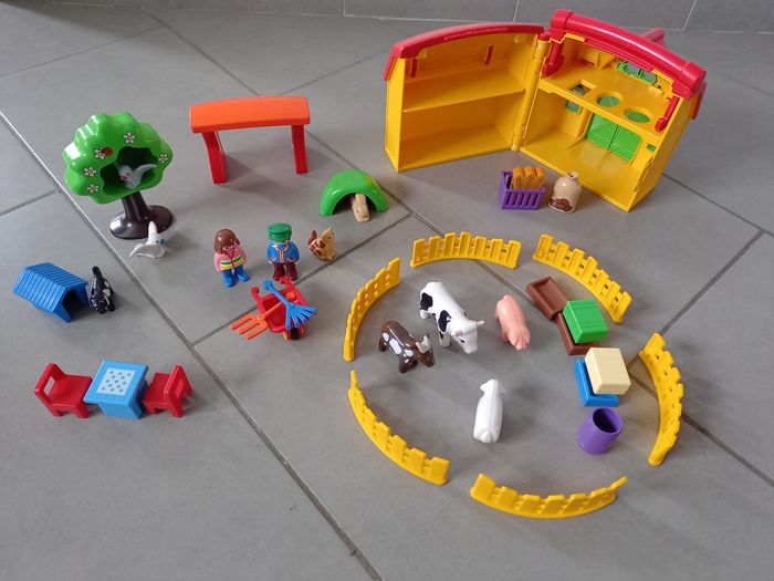 Ma première ferme playmobil/ playmobil 1 2 3 - photo numéro 2