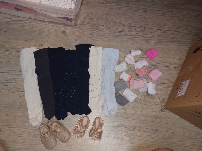 Lots collants chaussures chaussettes