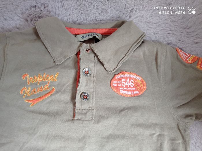 Polo t-shirt garçon, Tape à l'oeil, taille 5 ans - photo numéro 2