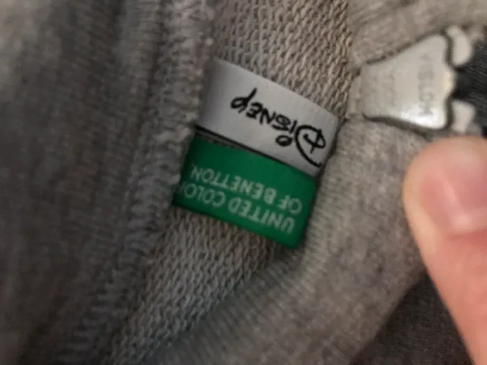 Sweat zippé bambi benetton 3-4 ans - photo numéro 3