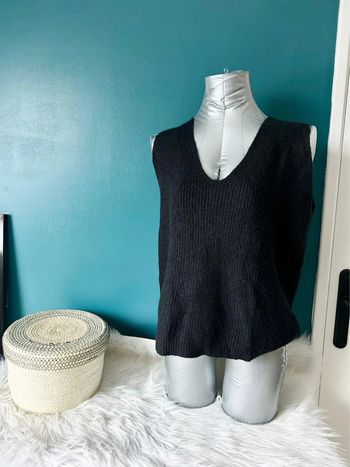 Pull sans manches maille - taille unique