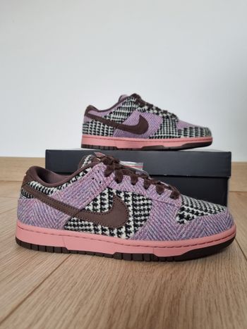 Nike x Harris Tweed Dunk Low violet