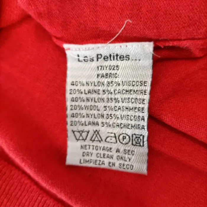 Pull très fin rouge Les Petites Paris col bateau manches longues doux et fluide taille S A1202 - photo numéro 6