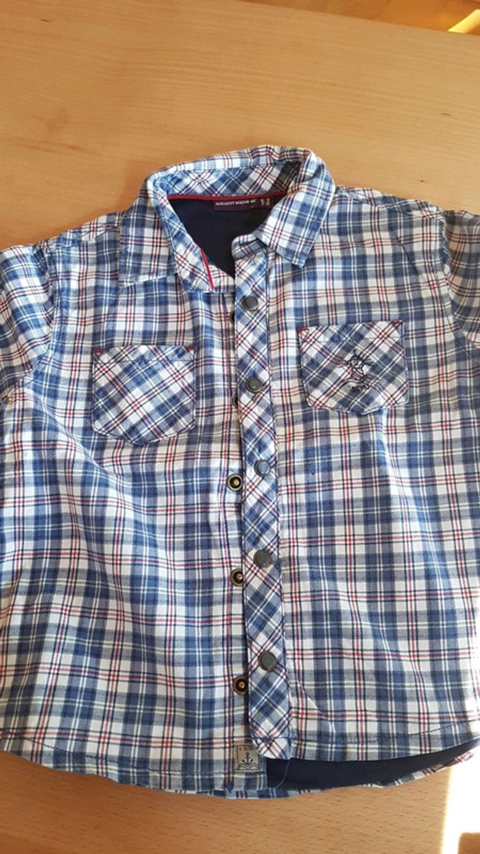 Ensemble chemise et tee-shirt 4 ans