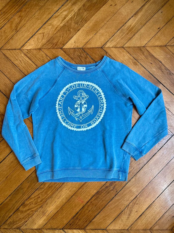 Pull de la marque Soeur taille S, bleu