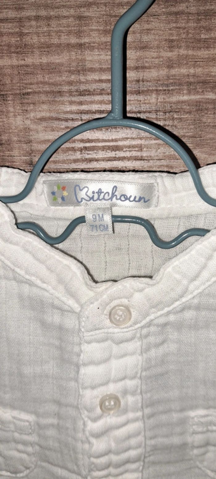 Chemise blanche 9 mois Kitchoun - photo numéro 3