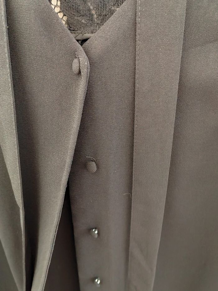 🖤Robe noire avec dentelle T36 Camaïeu - photo numéro 2