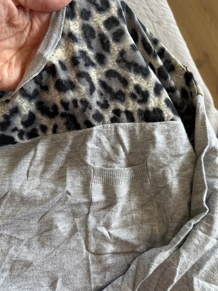 Jolie pull bi matière 38/40 - photo numéro 2