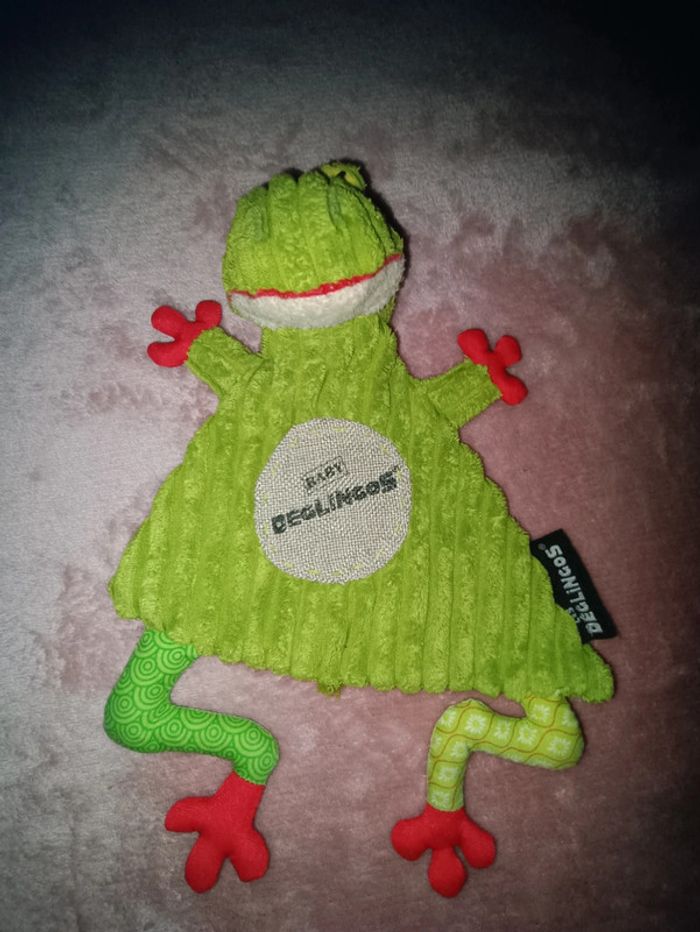 Doudou grenouille deglingos