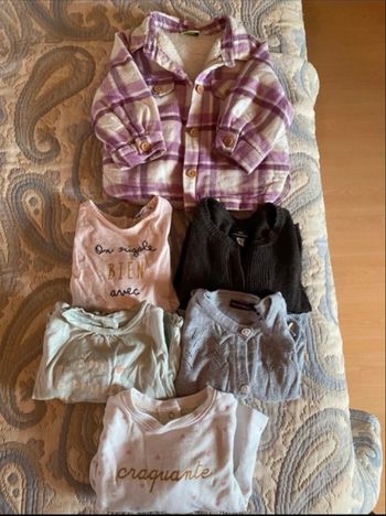 Lot vêtements bébé fille 9mois 