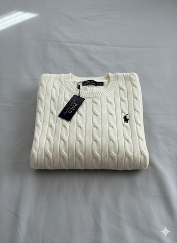 Torsadés Ralph Lauren Beige taille L