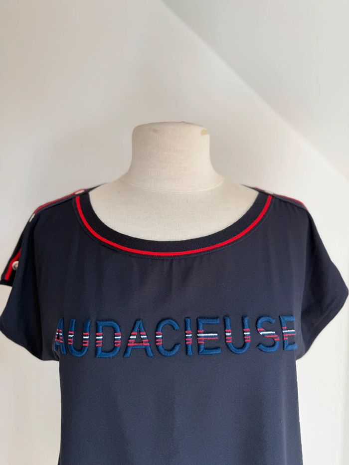 Superbe T Shirt blouse Neuf Maison 123 🌸 L 40 - photo numéro 3