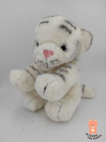 Peluche Tigre Blanc Françoise Saget