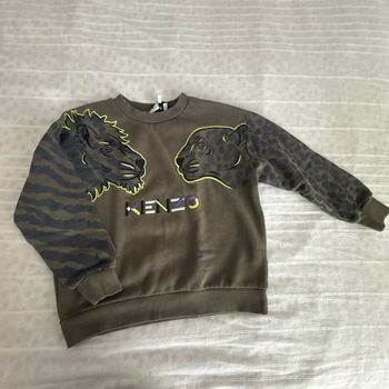 Pull Kenzo garçon vert kaki