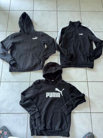 Lot 2 sweat à capuche + veste puma 