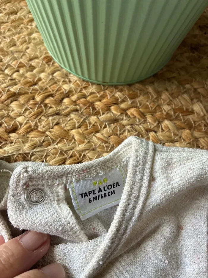 Pyjama fille 6 mois - photo numéro 3